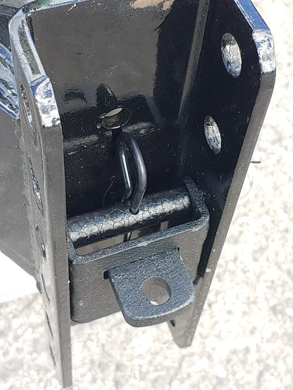 shows the locking cartridge in the C Channel mount without cover